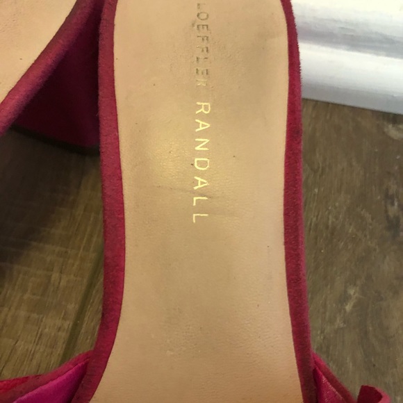 Pink Loeffler Randall Sandals with a little heel - Picture 3 of 4
